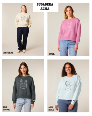 SUDADERA ALMA - para ella -